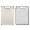 Double-Sided Cutting Board with Handle Stainless Steel Chopping Board for Meat Veggies Kitchen Gadgets