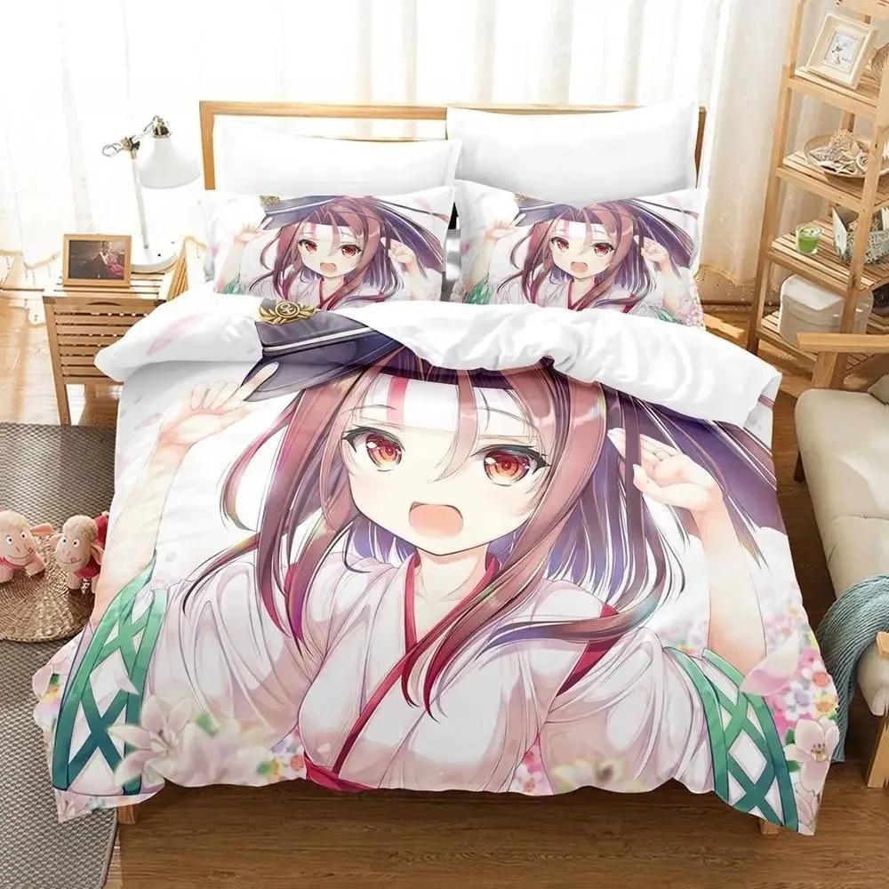 Zuihou (Kancolle) Bedding Set Single Twin Full Queen King Size Bed Set Aldult Kid Bedroom Duvet cover Sets Print bed sheet set