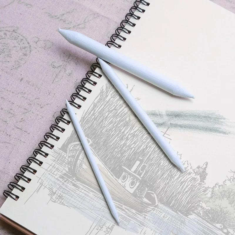 6/8/12Pcs Double Head Durable Art Drawing Tool Pastel New Blending Smudge Tortillon Material Sketching Paper Pencil
