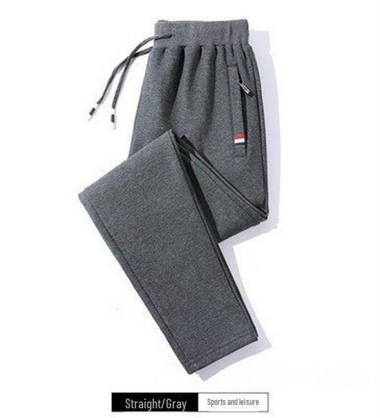 Pantaloni de trening de catifea pentru bărbați plus-size - Pantaloni sport cu croială largă pentru toamnă/iarnă