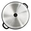 Garnek Granitowy z Pokrywką do Gotowania Duszenia Pieczenia 28 cm 7L Grande