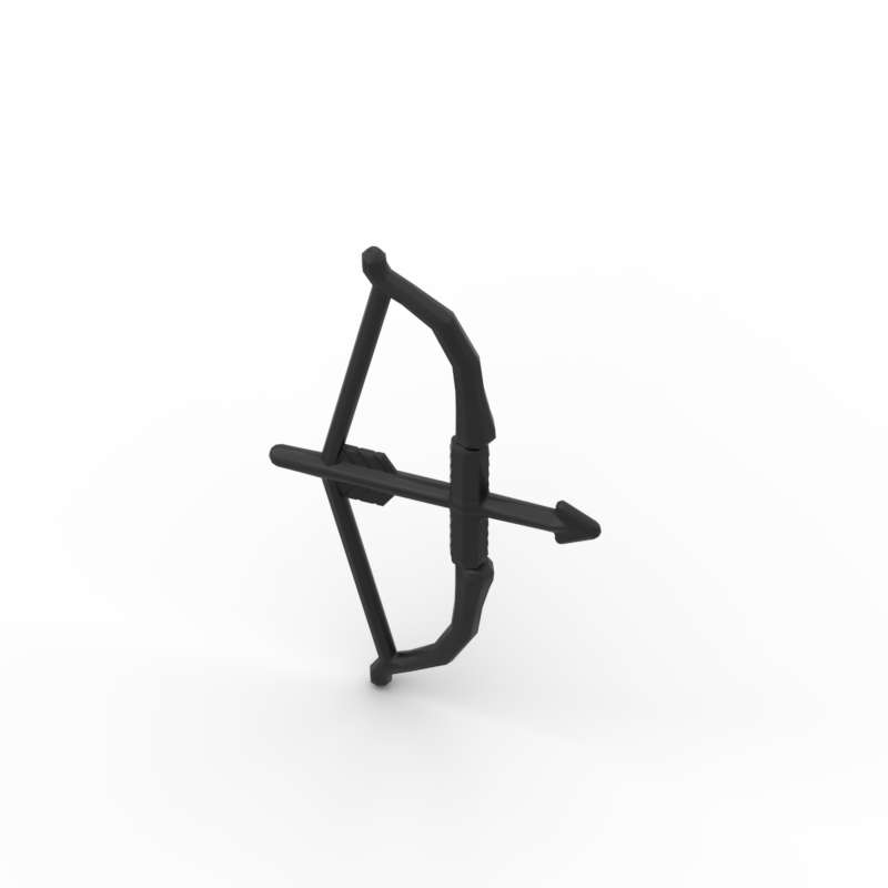 Non-Toxic Moc 10Pcs 93231 Bow And Arrow Building Blocks Prop Recurve With Round Limbs Bricks Assemble Diy Toy Children Birthday Kid Gift