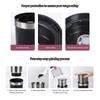 220V Electric Coffee Flavor Grinder Chamber Heavy Type Motor Plastic Rustless Steel Design Overheat Protection