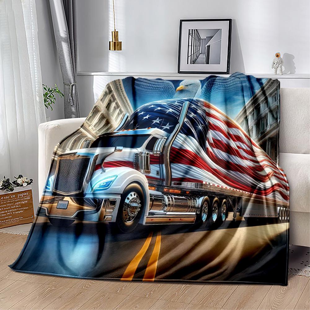 Kw Heavy Trucks Blanket Ultrasoft Great For Bedding Picnics Livingroom Four Seasons Universal Modern Birthday Christmas Gift Blanket