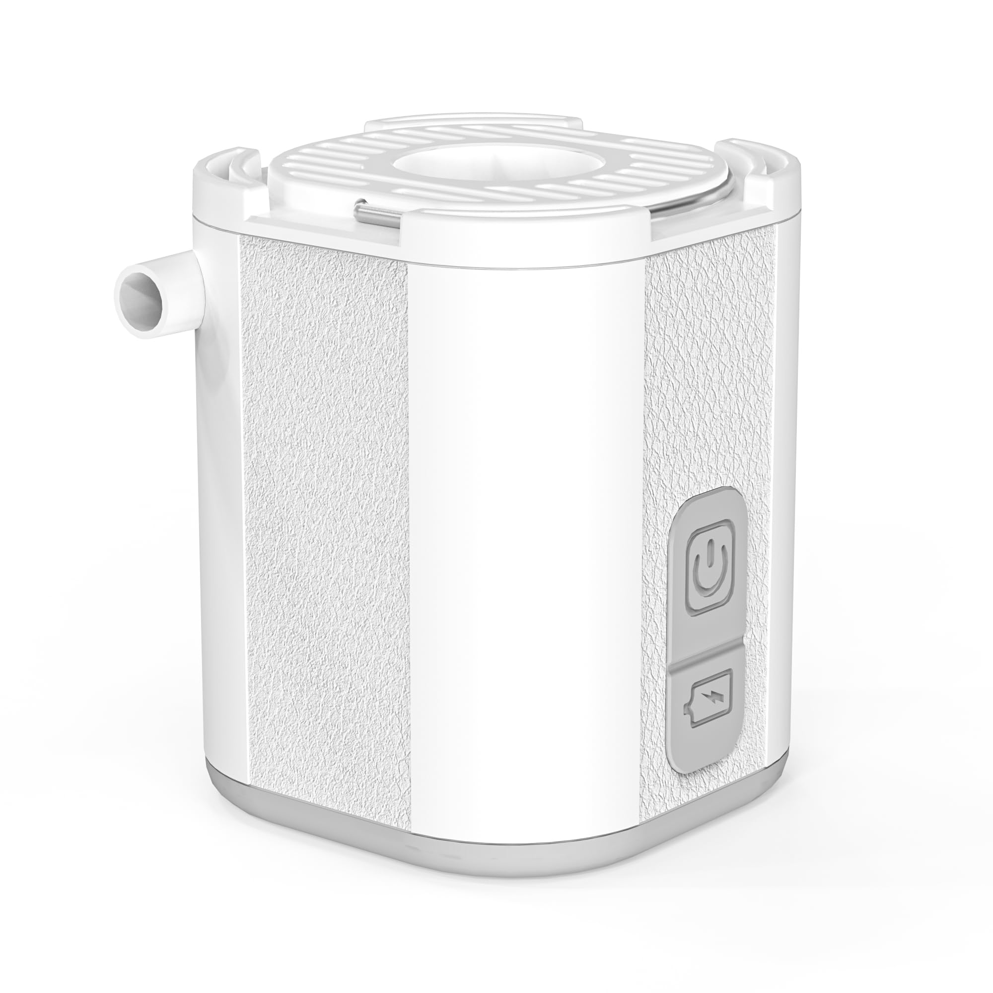 

Электрический портативный воздушный насос и сумка для хранения USB Ультра воздушный вакуумный насос для пакетов, Надуватель/Сдуватель, (5 насадок, подсветка, в комплекте), Перезаряжаемый, белый