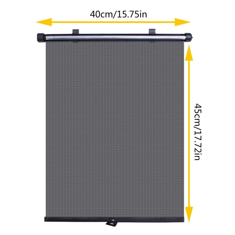 2 Pcs Universal Car Window Shade Breathable Mesh Car Front Rear Window Sunshade for Baby Fits All for Cars Styling Acces