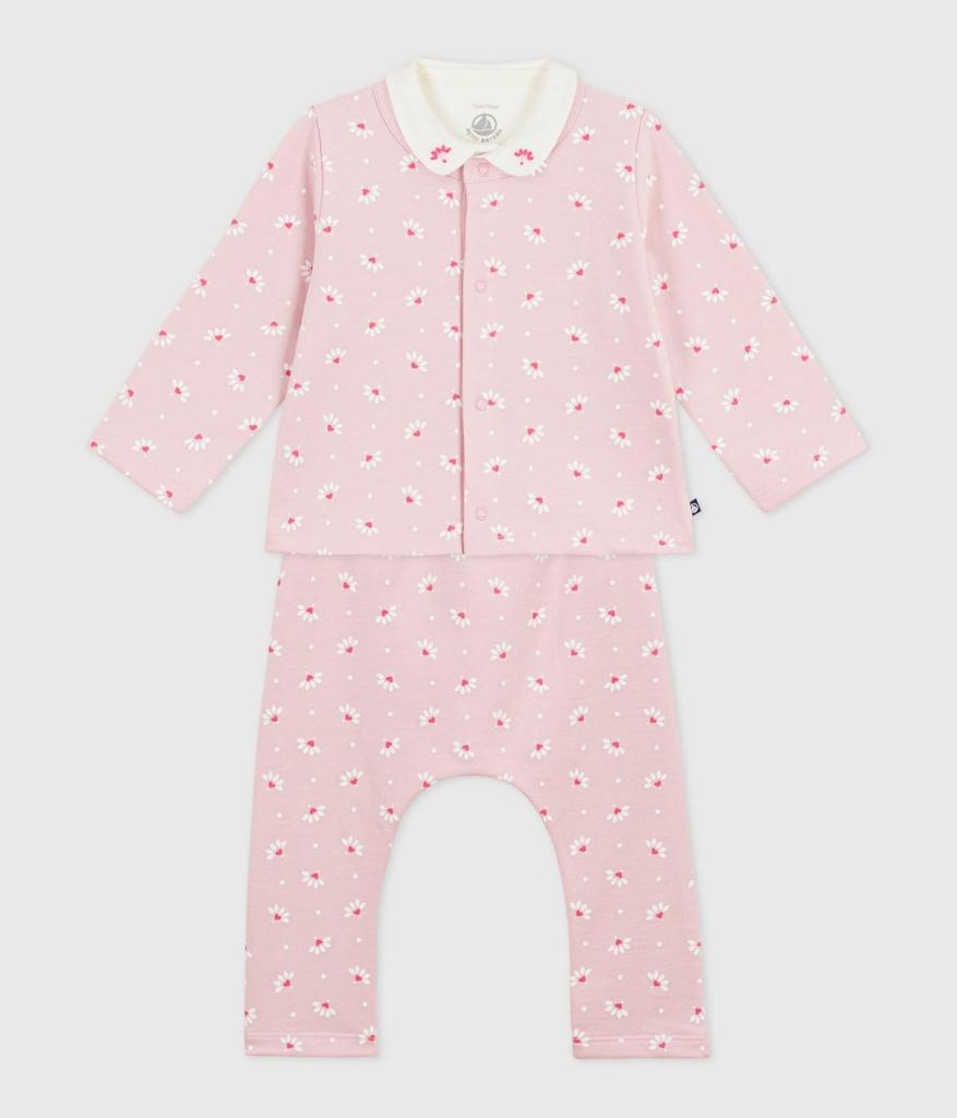 Petit Bateau Baby Set Light 12 74cm 3-Piece A0EKS, Pink/Multicolor, Months,