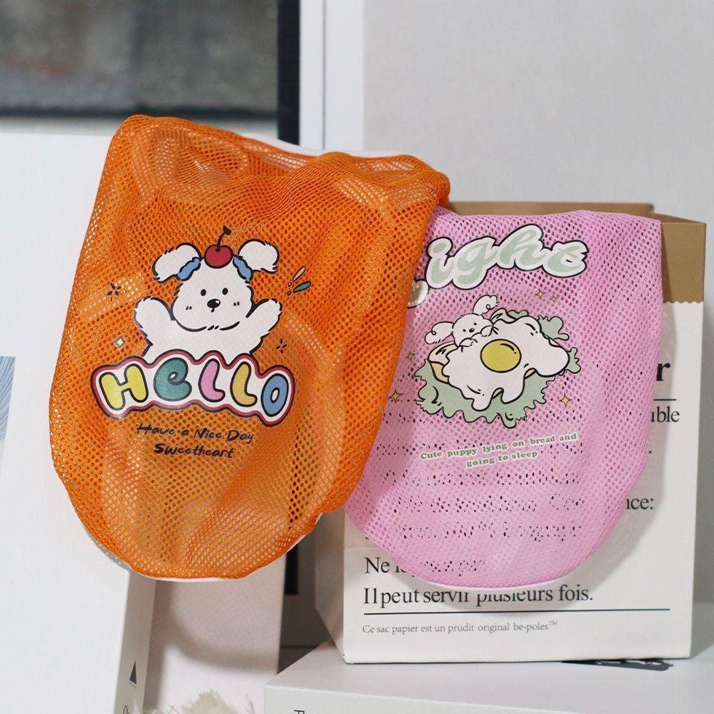 Thin Dog Clothes Breathable Cat Sunscreen Vest Dog Costumes Pet Mesh Vest  Medium and Large Dogs