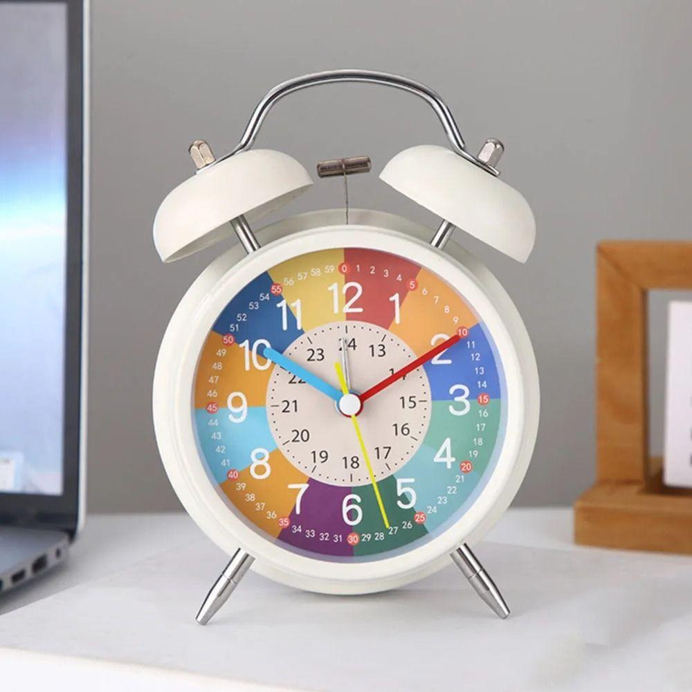 Early Education Table Alarm Clock Cartoon Number Desktop Clock  Home Decor