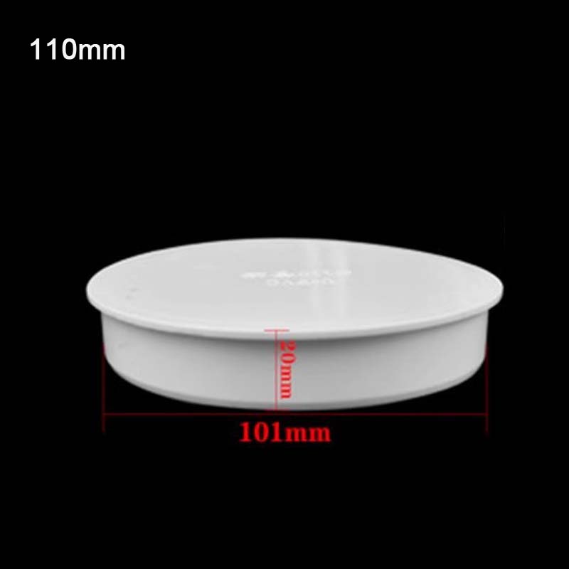 1-5pcs PVC Pipe Cap Thickened Inner Blocking Cap 50-200mm Sewer Pipe Insect Proof Pipe Cap Protective Cover Decor Cover