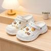 Cute Cartoon Resin Bear Shoe Charms for Crocs