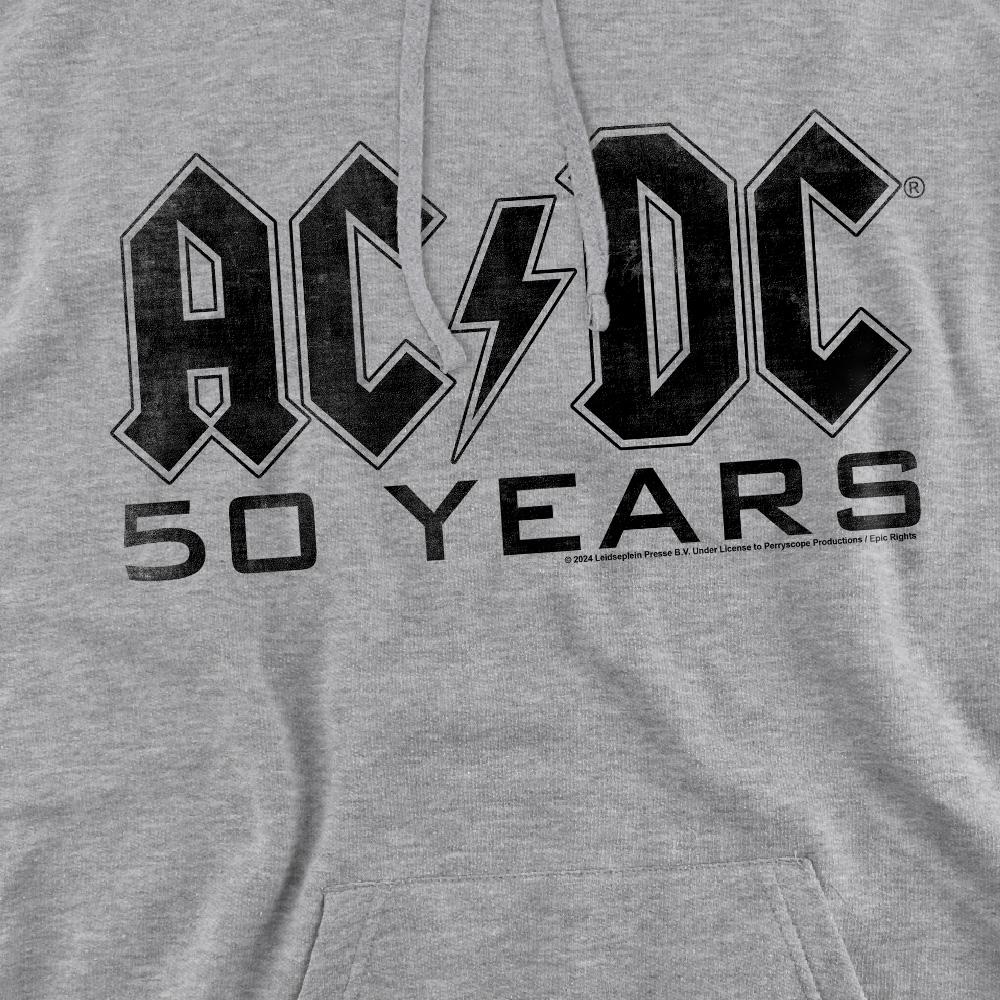 AC/DC Herren 50 Jahre Logo Hoodie