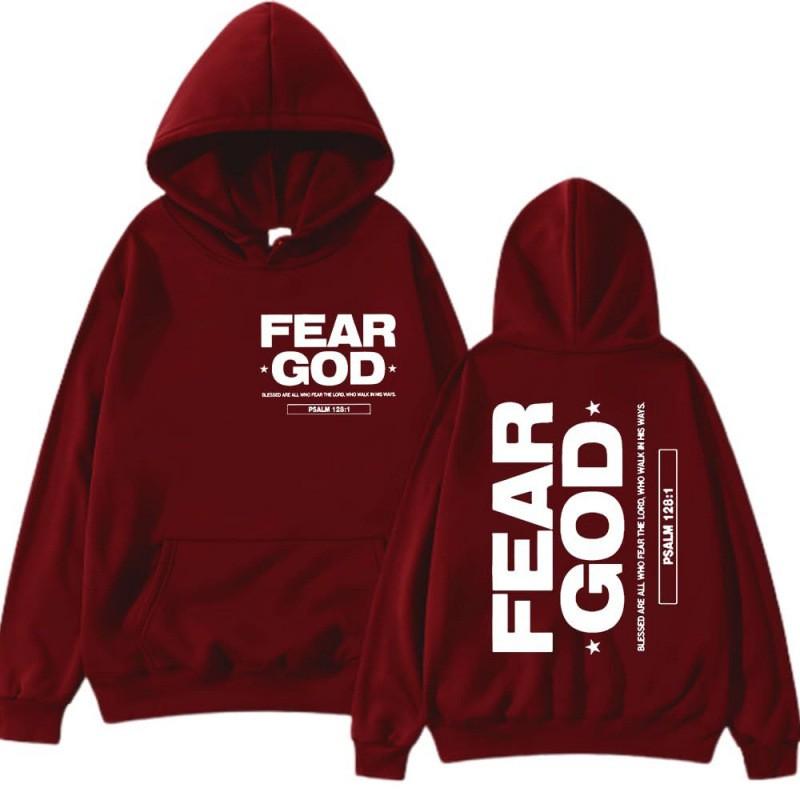 Womens Fleece-Lined Hooded Sweatshirt With Back Letter Print Casual Long Sleeve Top