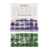 Rubber O-Ring 270Pcs R134A Car Airconditioning Sealing Set Rubber O-Ring Washer Seals with Plactics