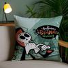 B-Billy & Mandy'sAdventure Pillow Case Home Dorm Chair Back Short Plush Double-sided Printing Office Nap Time Cushion Cover