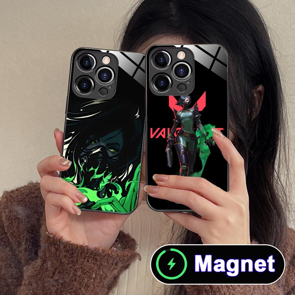Valo Viper Phone Case for iPhone 17 16 15 14 13 12 11 Air Pro Max Plus Mini Glass MagSafe Cover