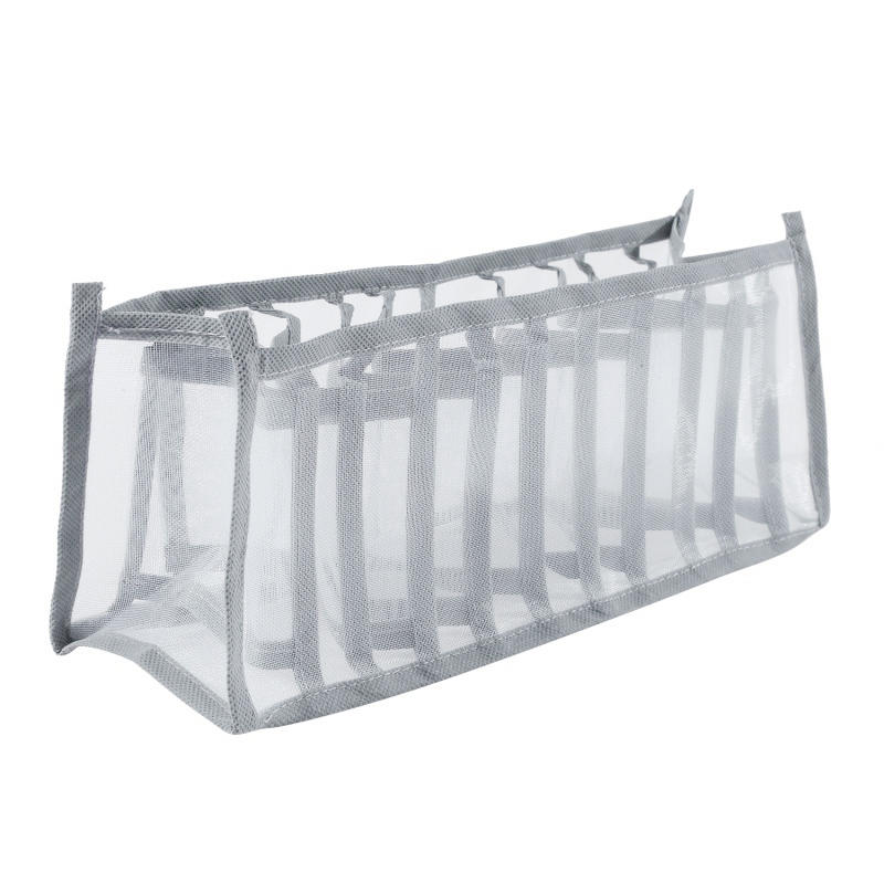 Multi-Grid Foldable Drawer-Type Underwear Socks Panties Organizer Bag Space-Saving Collapsible Closet Clothes Organizer Storage Box