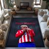 Atletico Madrid Personalized Name Area Rug Perfect for Dining Room Outdoor Hallway Study room Anti-slip Rug Office home decor