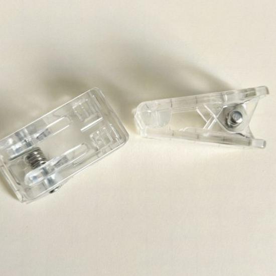 Large Transparent Double-Sided PP Book & Memo Clip Folder