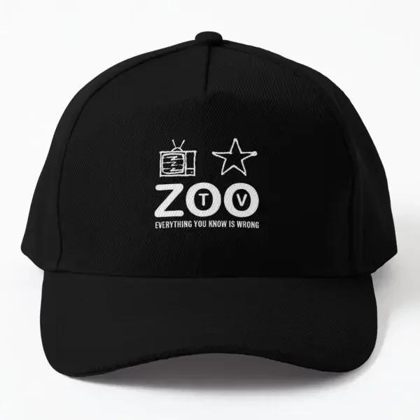 

U2 Zoo Tv By Abel 2017 Baseball Cap Hat Women Casual Fish Casquette Sport Snapback Black Outdoor Czapka Printed Hip Hop Sun Black