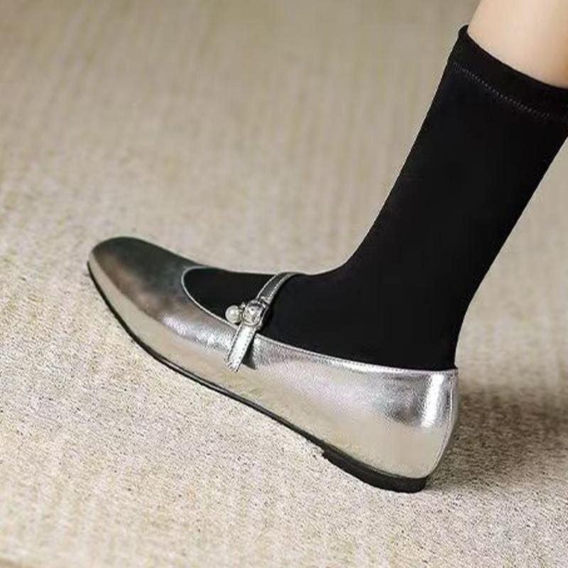 

Модные балетки Женские ботильоны Дизайнерская роскошная обувь Зимние уютные Модные женские ботинки 2025 Новые Элегантные ботинки челси для платья De Mujer 40 серебряный