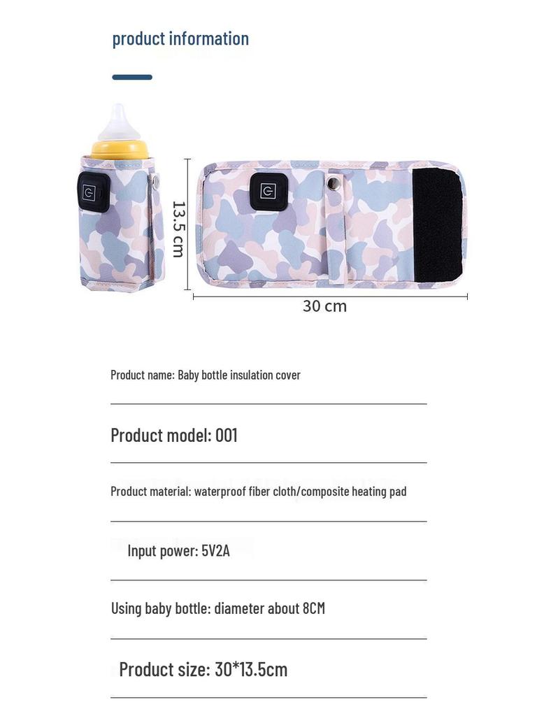 Universal Portable Baby Bottle Warmer: Insulated Sleeve for Travel and Home