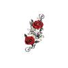 Flower Arm Tattoo Sticker Large Flower Red Rose Body English Arm Chest Cover Waterproof Simulation Tattoo Sticker