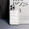 Funda de Teléfono SWAG con Letra y Patrón de Cuero Lichi para Redmi A5 A3 A1 14C 13 12 12C 10 9 9A 9T 9C 8 K60 Ultra Cubierta a Prueba de Golpes