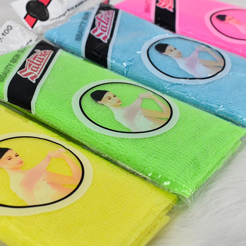 

SALUX Японская отшелушивающая массажная мочалка для купания и мытья спины