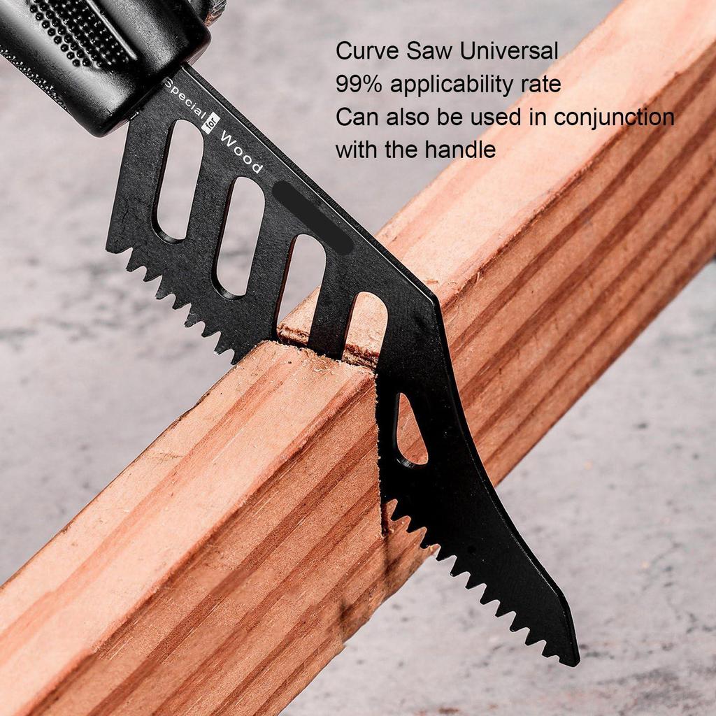 Jigsaw Cutter with Handle Carbon Steel Tool Cutting 5pieces Cutting Jigsaw for Carpentry Home Professional Workshop Metalworking