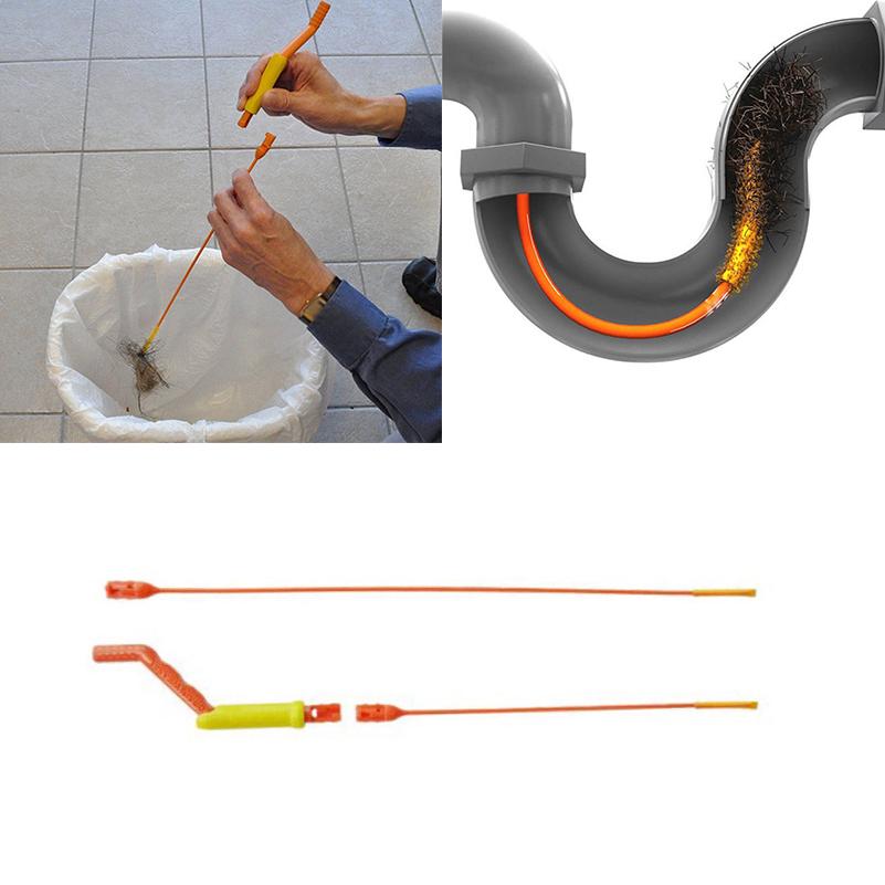 Buy GZDL Sink Water Pipe Cleaning Hook Bathroom Drain Sewer Dredge ...