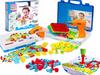 Construction Blocks In a Suitcase + Screwdriver 151 Pcs.