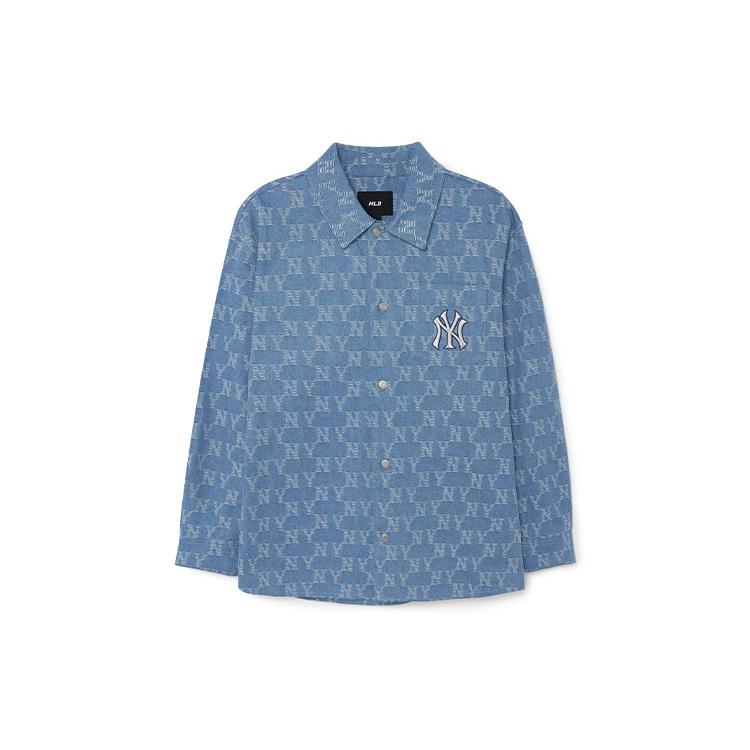 New MLB New York Yankees Shirt Unisex Blue 3ADRM0131-50INS