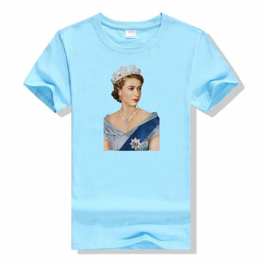 Queen-Elizabeth's II British Crown Majesty Queen Elizabeth's Remember T-Shirt The-Queen of England Her Royal Highness Apparel