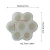 7 Grid Flower Silicone Molds 3D Rose Peony Chocolate Cake Baking Mold Handmade Candle Soap Gypsum Resin Handicraft Making Tools