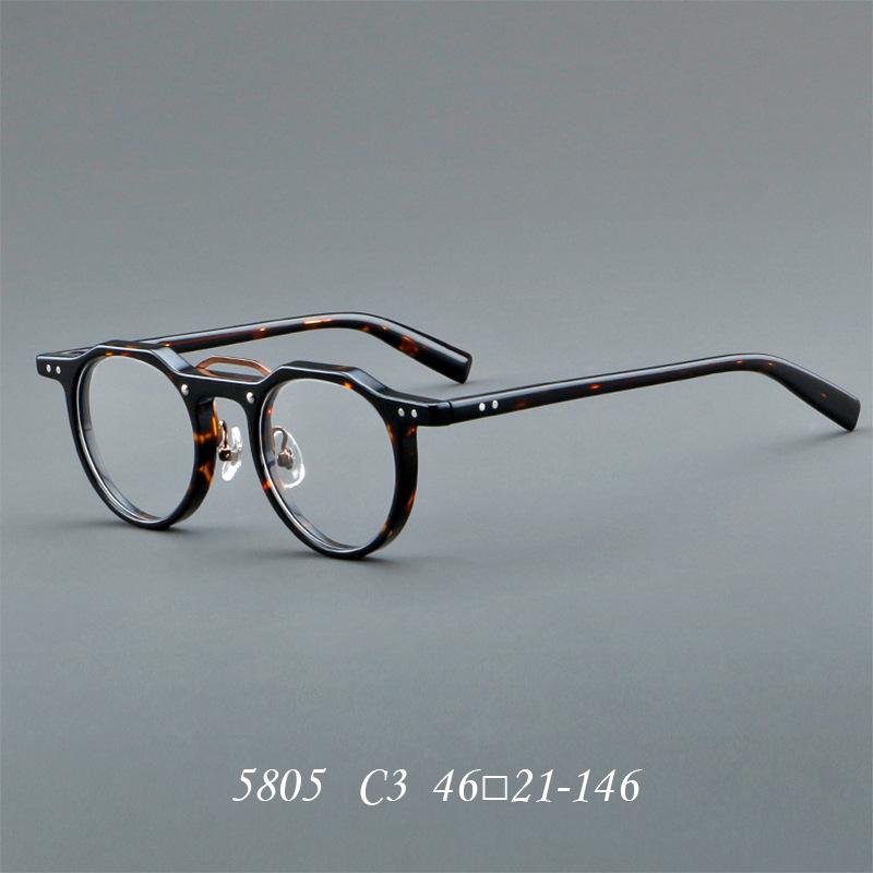 Blue Light Filter Reading Glasses Men Luxury Designer Small Oval Green Ultralight Acetate Frames Okulary
