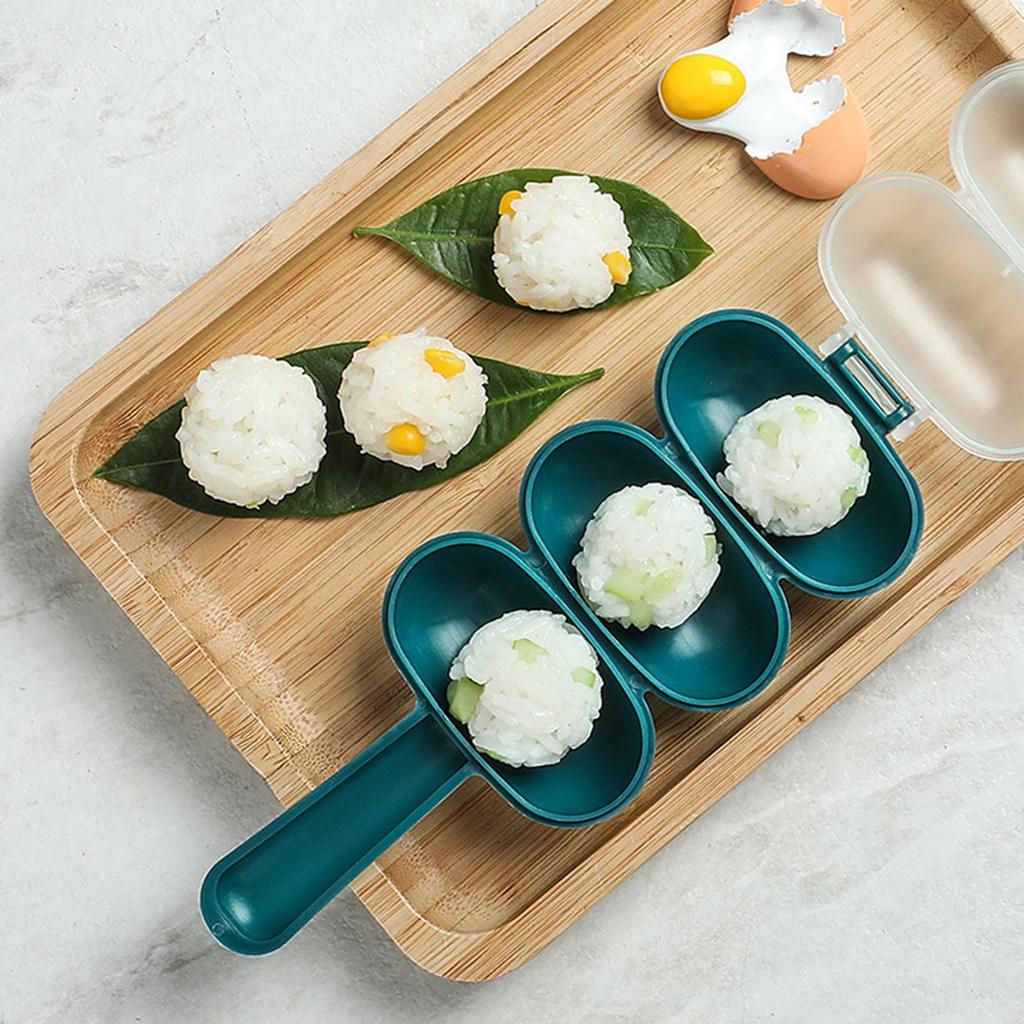Rice Ball Mold Sushi Maker Mold Portable Kitchen Gadget Meatballs Tool for Family Gatherings Outings Travel Picnic