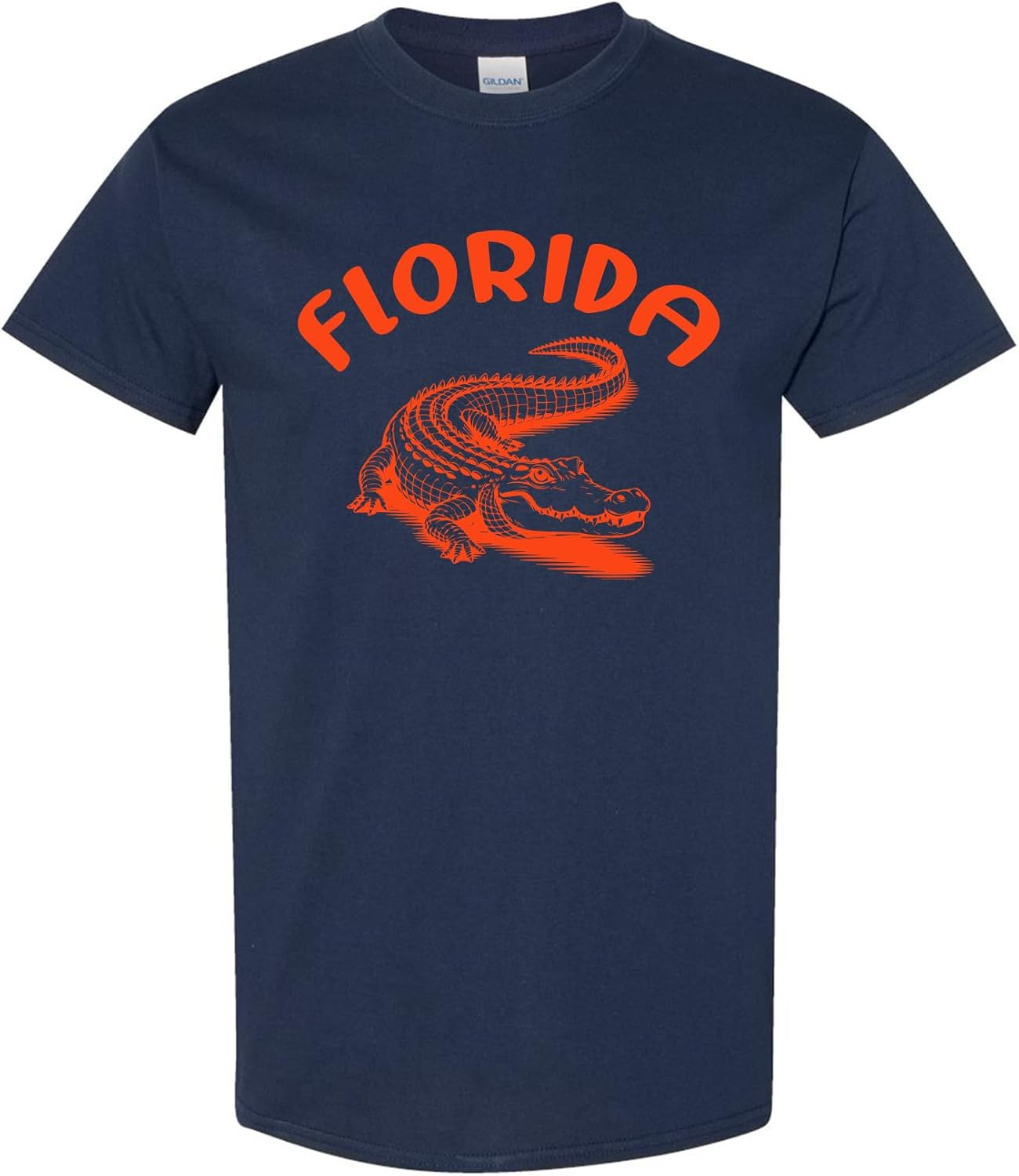 Florida Sports Fan Shirt Vintage Reptile Graphic Tee Southern Game Day Top for College Pride and Tailgating S