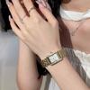 Manufacturer supplies scottie new square steel belt women's watch with diamond dial independent second hand belt watch 9655