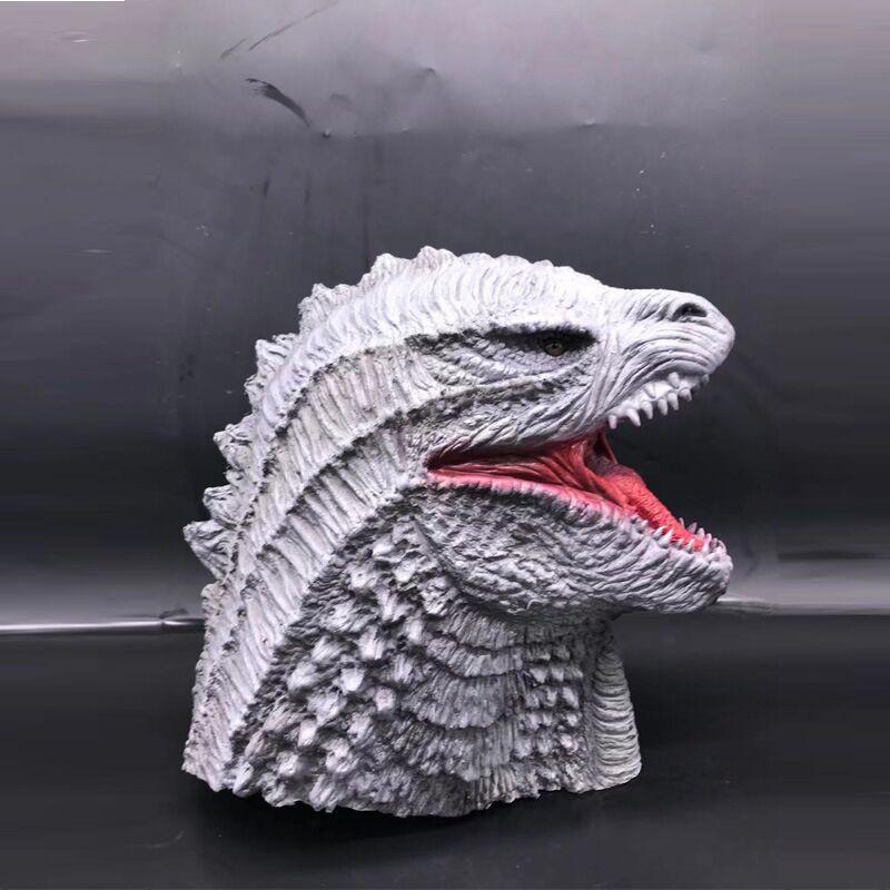 Godzilla Mask King Kong Halloween Horror Latex Headgear Cosplay Monster Dinosaur Mask