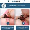 Fastener Pull Handle for Replacement Repair Parts Zipper Repair Kit Alloy Zipper Parts Chuck Head Zipper Fastener Repair Chuck Zipper Handle Clothes