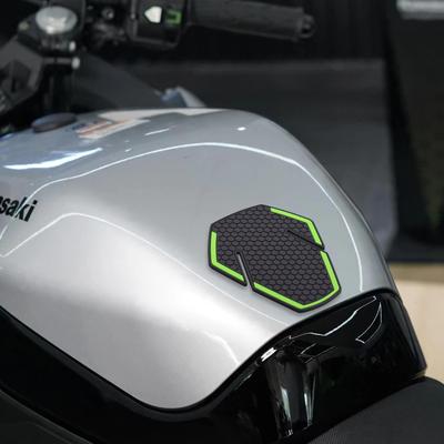 Motorrad Tankpad & Traktionspad für Kawasaki Eliminator/SE (2024), ELIMINATOR400 Z e-1 und Ninja e-1 (2024MY-) (Schwarz Grün)