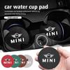 2Pcs Car Water Cup Bottle Holder Anti-slip Mat Pad Suede For Mini Cooper JCW Works F54 F55 F56 F57 F60 R50 R52 R53 R55 R56 R57