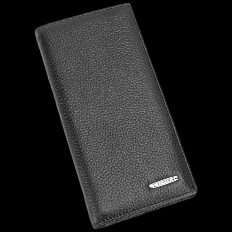 Мужской длинный кошелек Plover из натуральной кожи