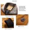 Men's Winter Corduroy Cotton Padded Stand Collar Jacket 9822
