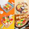 Wooden Pizza And Fruit Cutting Playset For Kids With Role Play Kitchen Toys