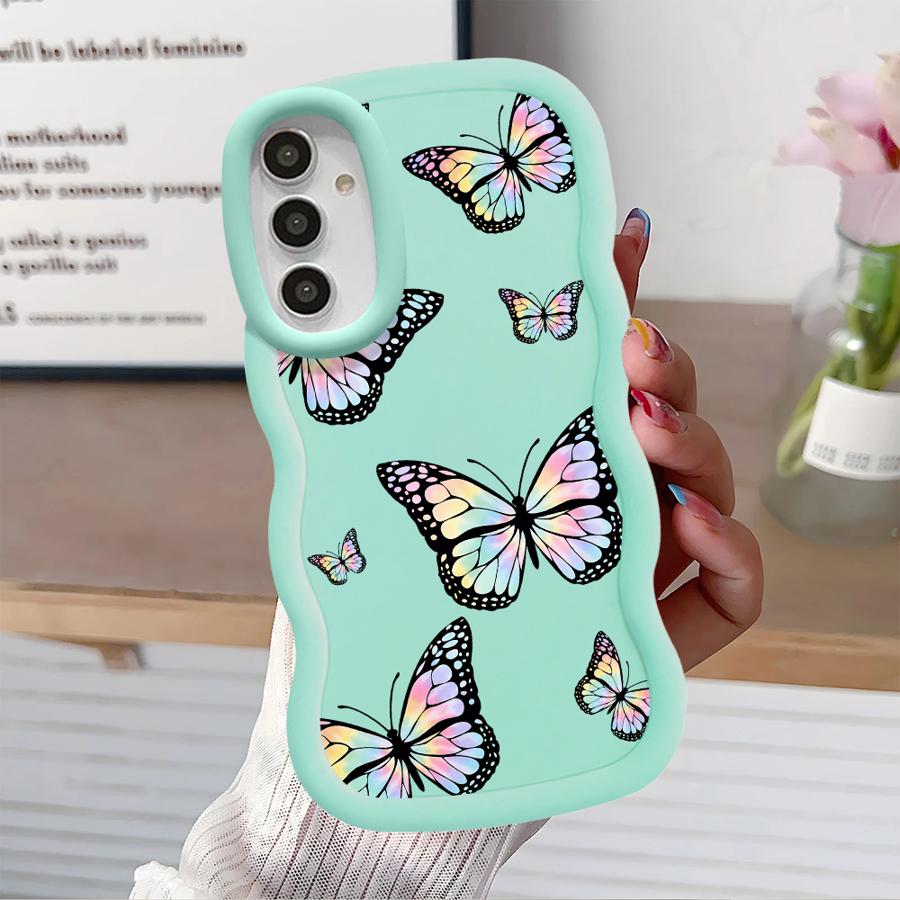 

Case for Samsung Galaxy A21s A11 A14 A13 A15 A12 A52 A16 Soft Phone Cover A04 A06 A33 A03 A23 A05 A53 A22 Blue Butterfly Galaxy A16