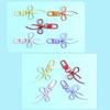1PC DIY Creativity Alloy Decoration Bow Keychain Keychain Marker Lobster Buckle Design Pendant Gift Party