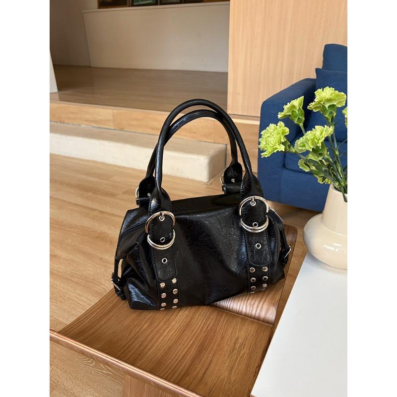 Hand Carry Single-shoulder Underarm Backpack with Large Capacity for Commuting Girl Motorcycle Bag