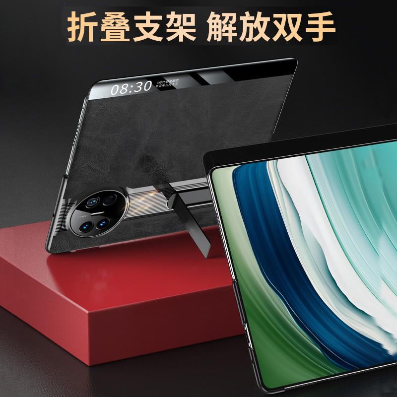 Premium Genuine Leather Flip Case Mate X5 X6 X7 Foldable Phone With Stand Support Anti-Scratch Shockproof Brown Black